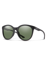 Smith Optics Bayside Matte Black and Polarized Grey Green Mirror Sunglasses 20367200354L7