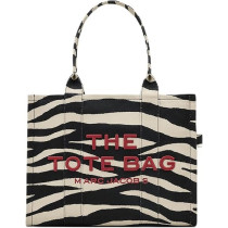 MARC JACOBS Women's The Zebra-Print Logo Large Tote Bag 2F4HTT020H05-005
