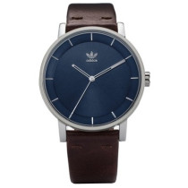 Adidas Men's District L1 Navy Dial Brown Leather Watch Z08 2920-00