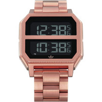 Adidas Archive MR2 Digital Rose Gold Stainless Steel Watch Z21 897-00
