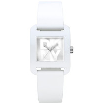 DKNY Women's City Sport 3-Hand White Silicone Band Watch DK1L002P0015
