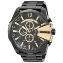 Diesel Men's Mega Chief Chronograph Black Dial Watch DZ4338