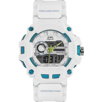 Lee Cooper Men's Originals Digital Dial White Rubber Watch ORG05401.323