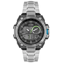 Lee Cooper Men's Digital Black Dial Stainless Steel Watch ORG05404.320