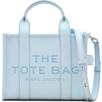 MARC JACOBS Women's The Leather Small Tote Bag in Light Blue H009L01SP21-465