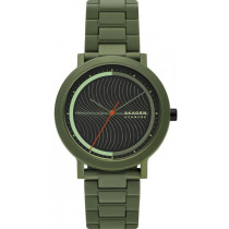 Skagen Men's Aaren Ocean Green Rubber Tide Ocean Material Watch SKW6771