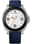 Hugo Boss Orange Men's Silver Dial Blue Canvas Watch 1512667