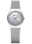 Bering Women's Classic Mother of Pearl Dial Mesh Stainless Steel Watch 12924-000