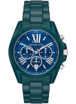 Michael Kors Women's Bradshaw Chronograph Blue Dial Blue Stainless Steel Watch MK6723