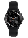 Ice Watch Men's Chronograph Black Dial Leather Watch CH.BK.B.L.11 