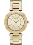DKNY Women's Stanhope Gold Dial Gold-tone Watch NY2286